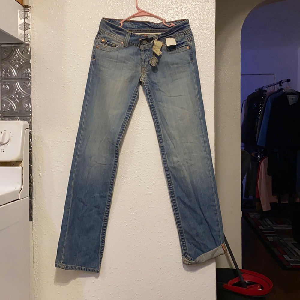 Miss bison boot cut pants.